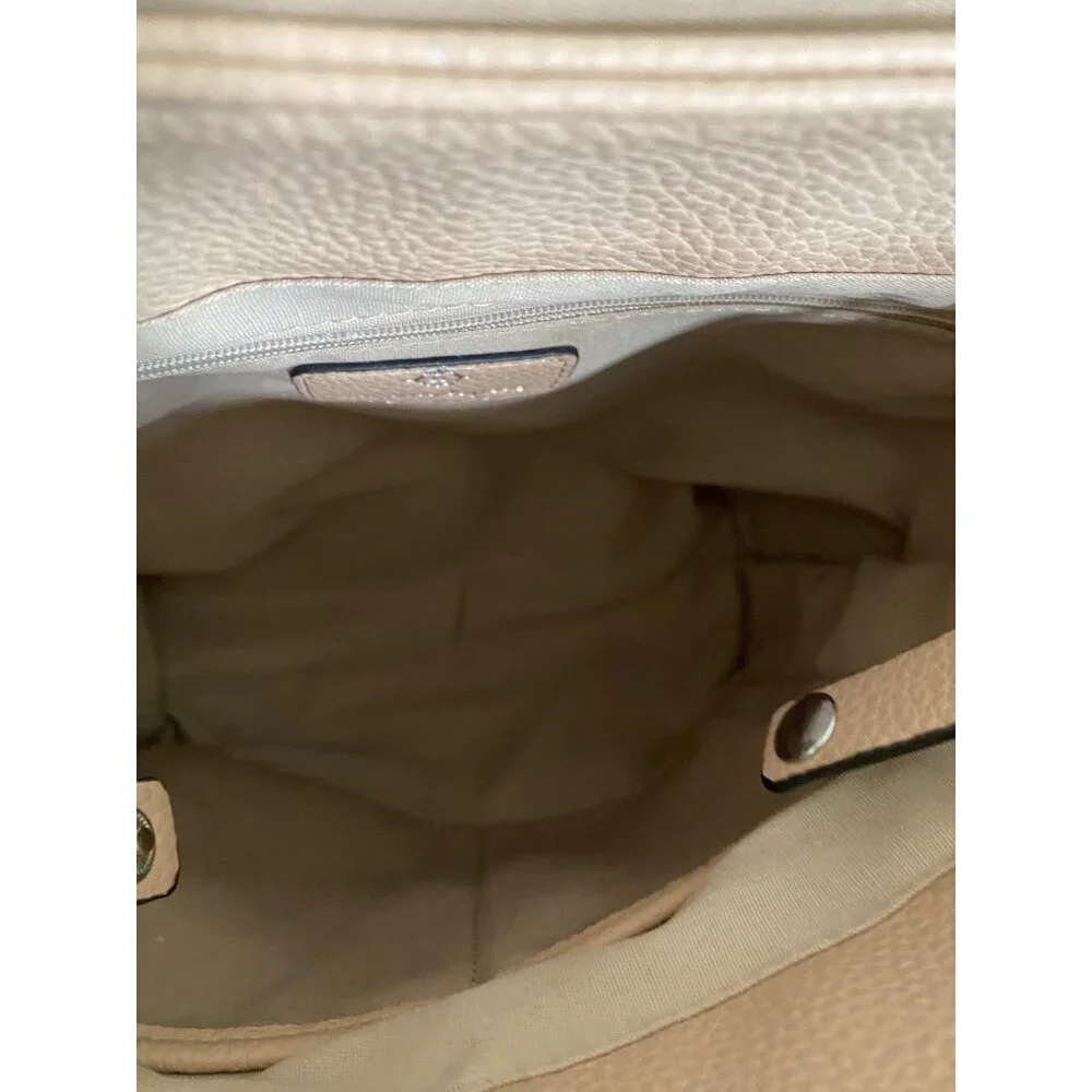 Nanette Lepore Pebbled Vegan Leather Backpack Light Pink